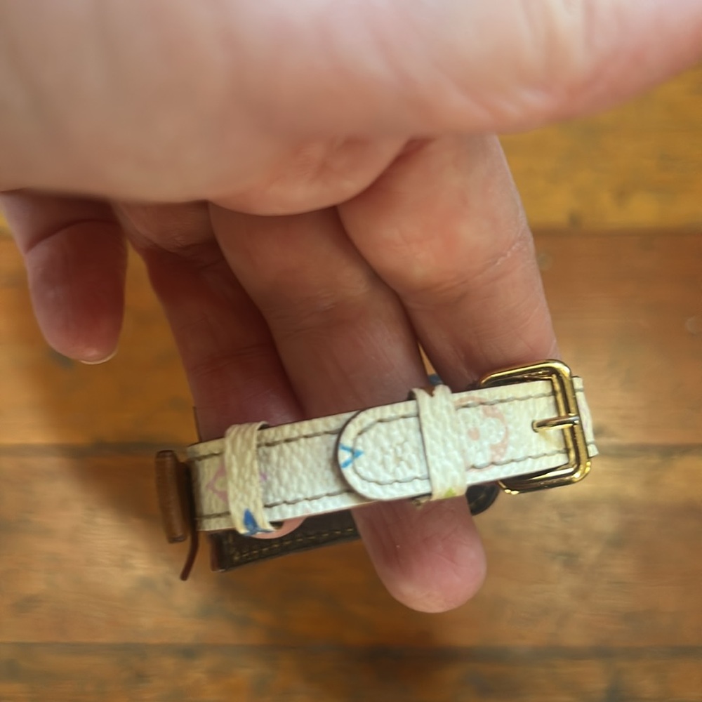 Louis Vuitton x Murakami Leather Monogram ID Bracelet - Picture 9 of 13